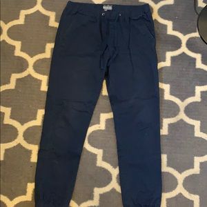 Men’s Matchstick Joggers - Blue, L